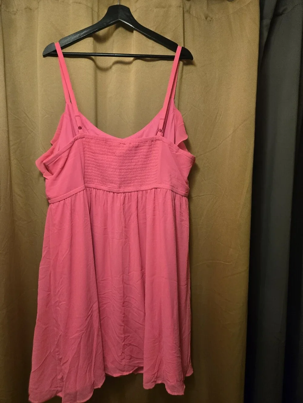 Torrid Ruffle Chiffon Skater Mini Dress Size 4